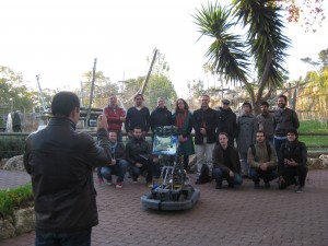 Paulo Alvito taking a group photo