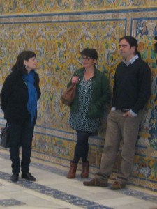 Luis with a film crew in February 2014