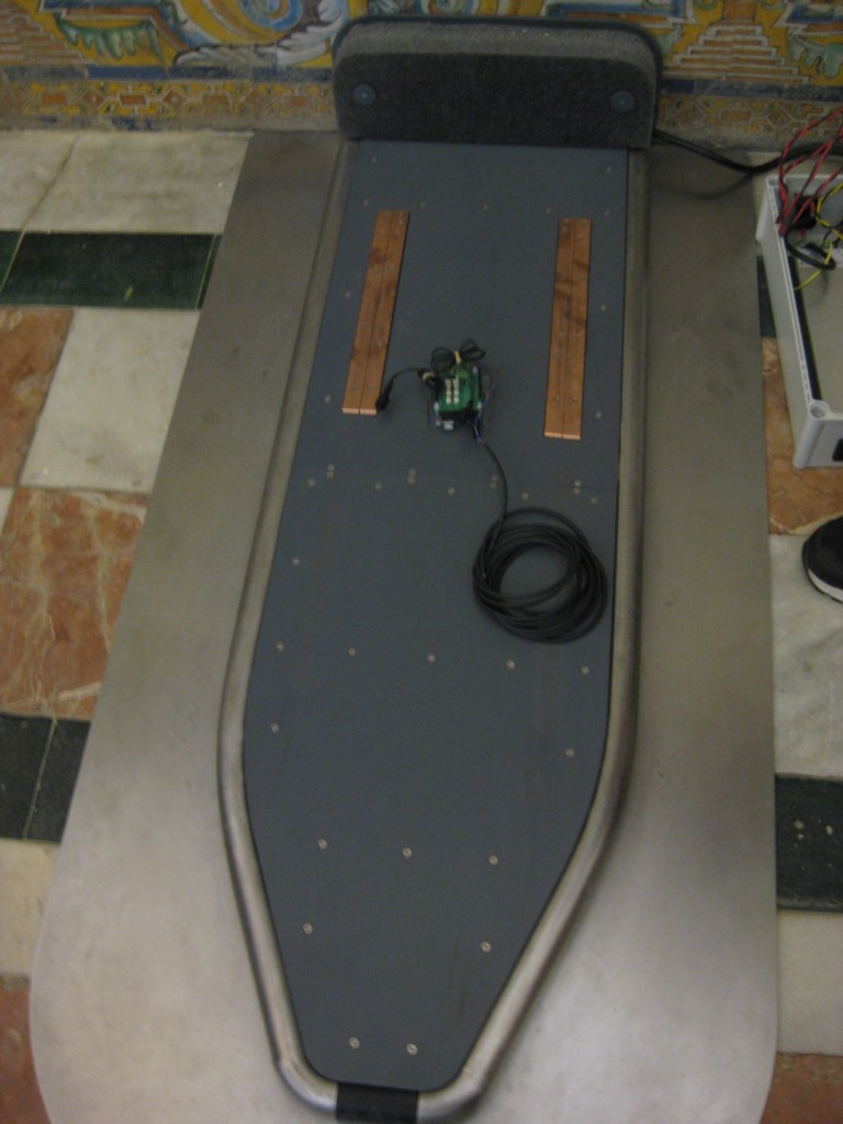 Controller board for the docking station: it will be installed under the surface. 