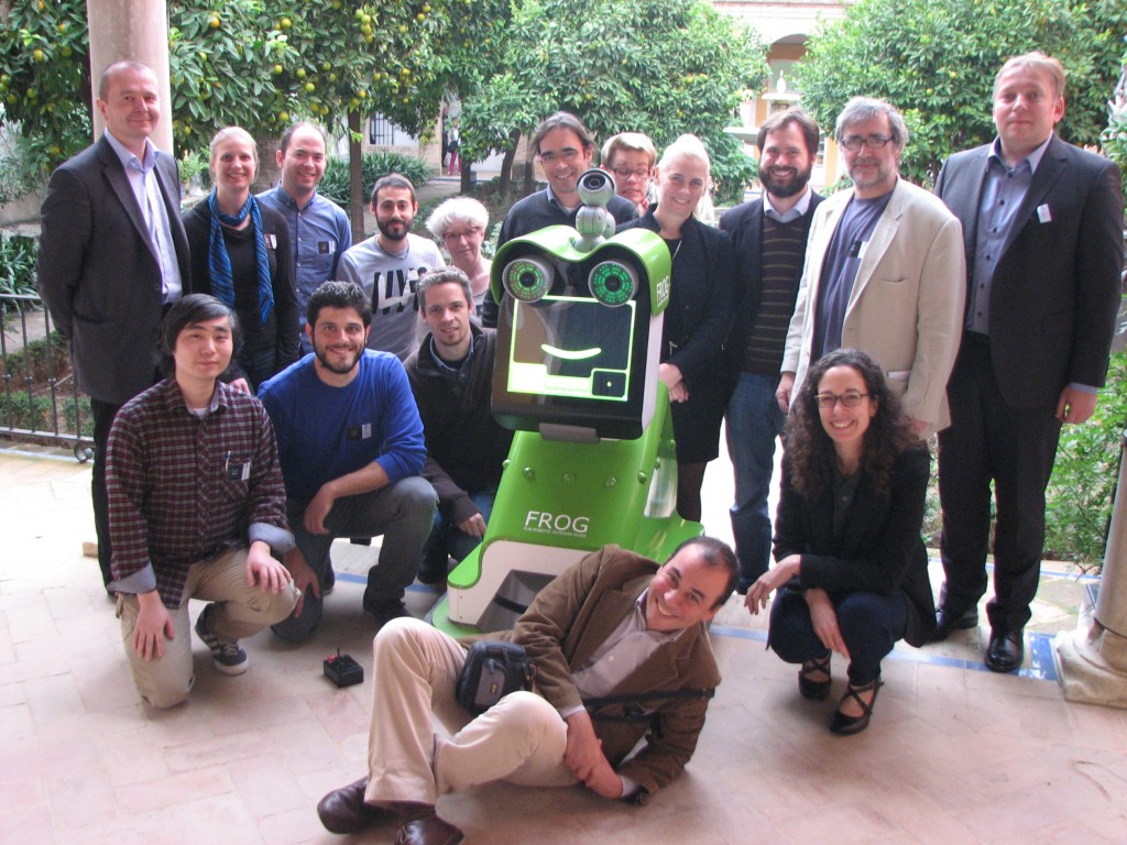 Project Officer, Consortium and reviewers with FROG - 20 Nov 2014