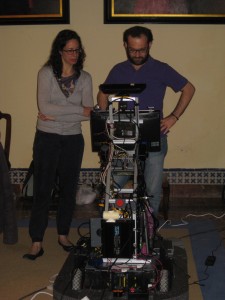 Vanessa and Ioannis with a very young FROG - May 2013